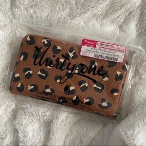 Thirty One All About the Benjamin’s Leopard Wallet
